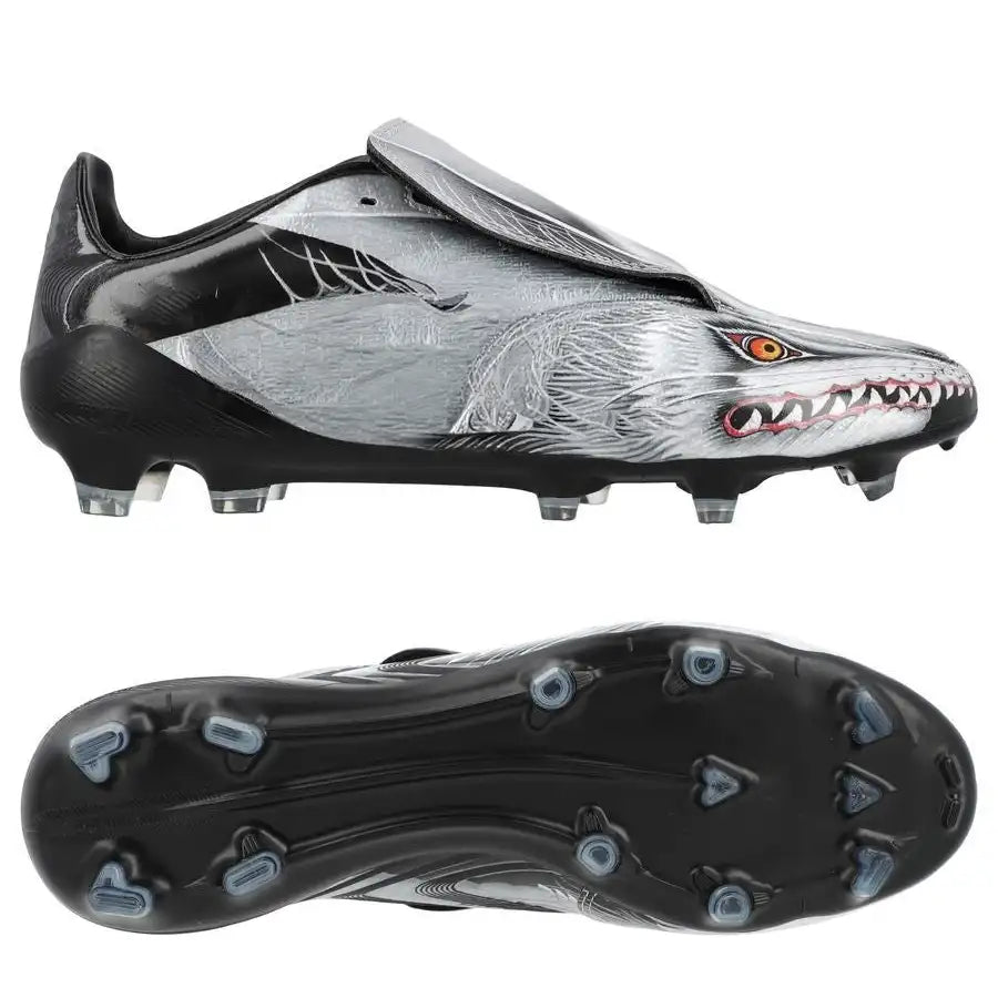F50 Elite Tunit Y-3 FG - Prateado Preto Metálico