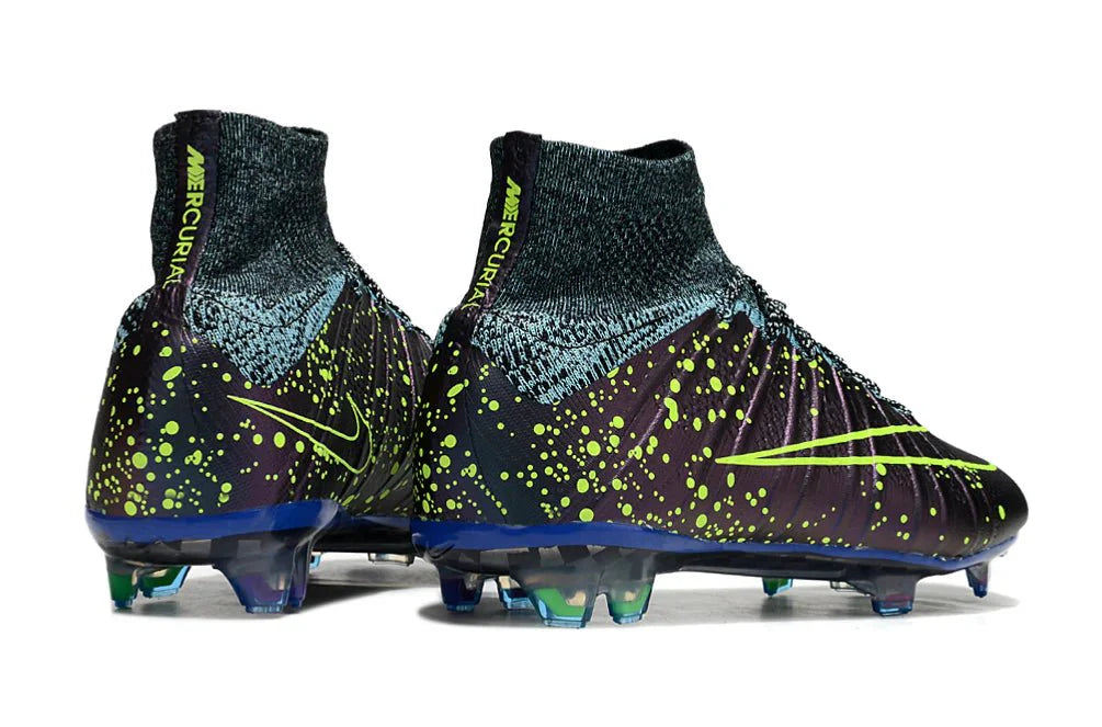 Mercurial Superfly IV Elite FG Azul Esquadrão/Preto