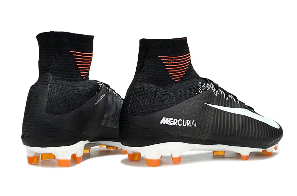 Mercurial Superfly V Elite FG Preto/Branco
