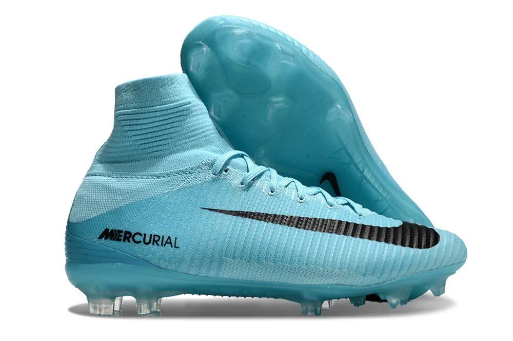 Mercurial Superfly V Elite FG Azul Claro