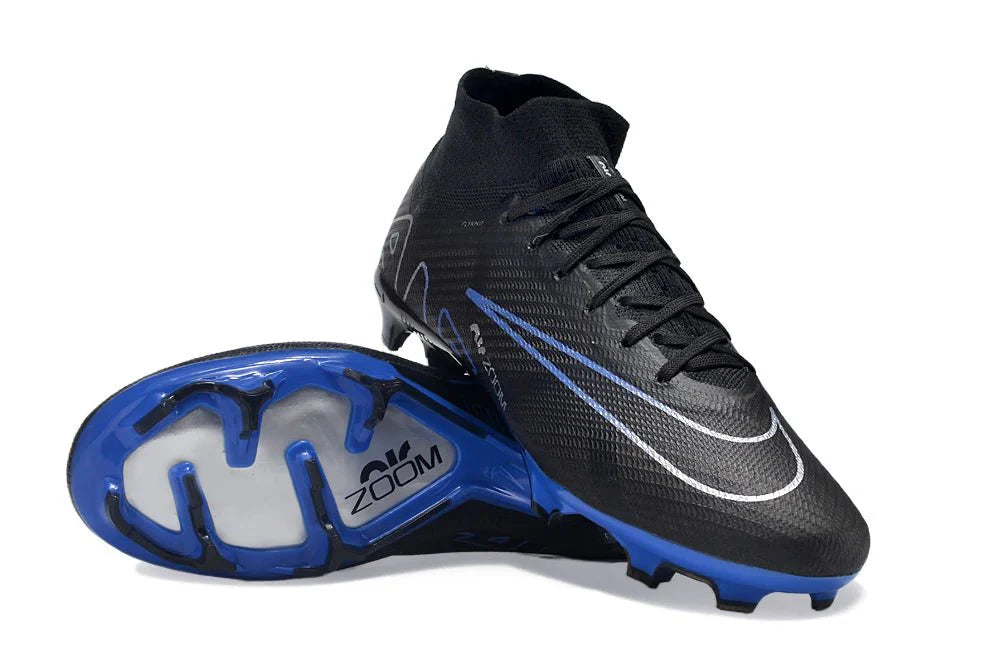 Mercurial Superfly IX Elite FG Preto/Azul