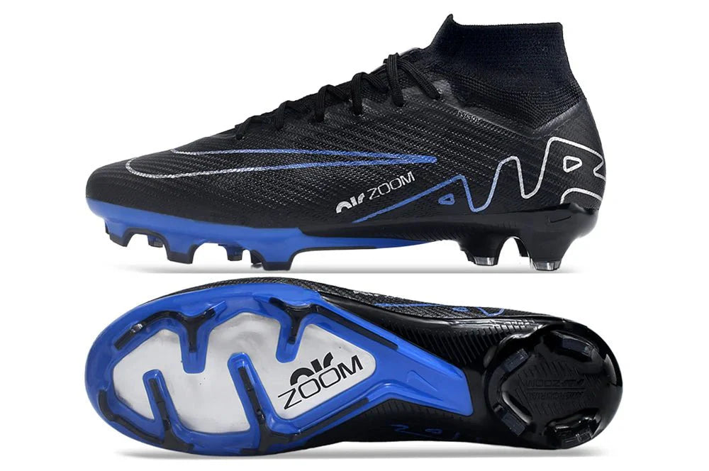 Mercurial Superfly IX Elite FG Preto/Azul