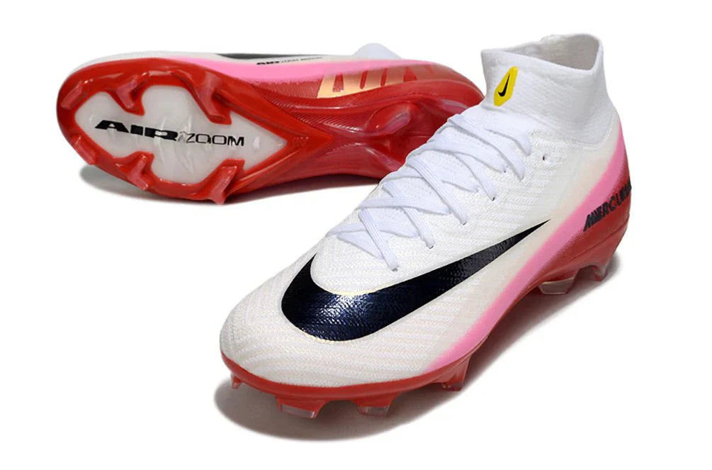 Mercurial Superfly X Elite FG Branco/Vermelho