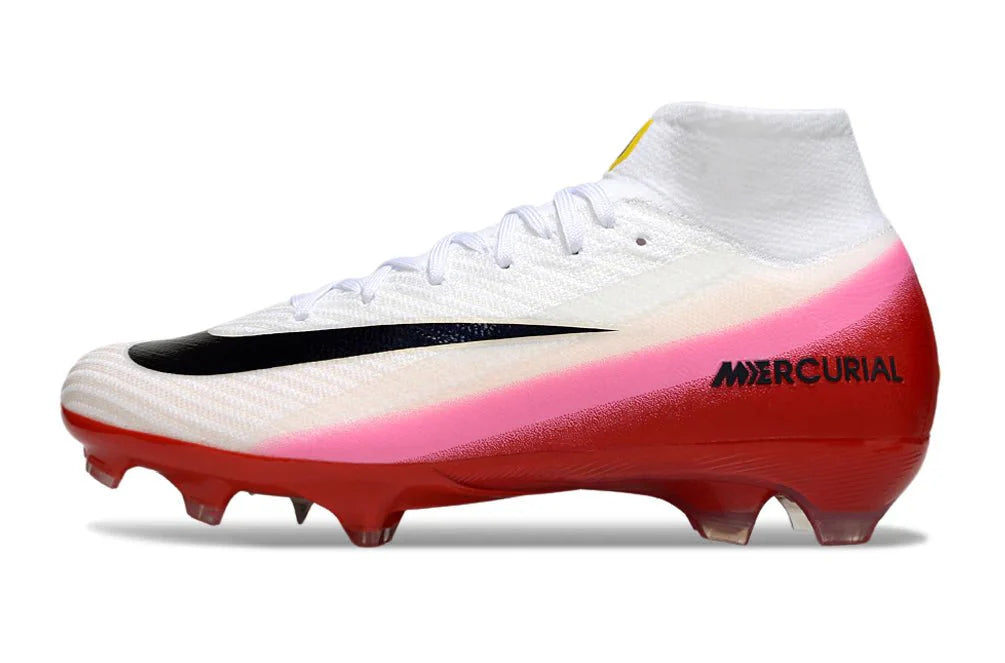 Mercurial Superfly X Elite FG Branco/Vermelho