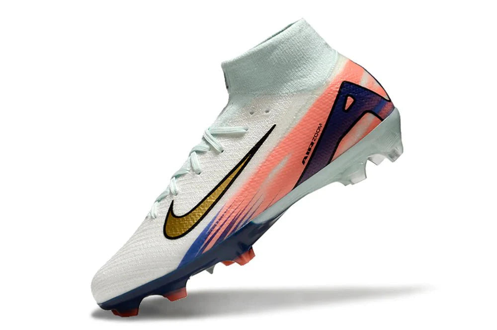 Mercurial Superfly X Elite FG Branco/Rosa