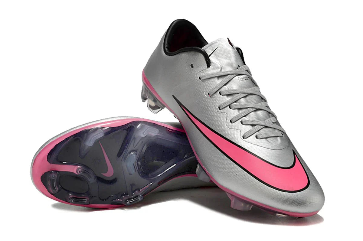 Mercurial Vapor 10 Elite FG Prateado/Preto