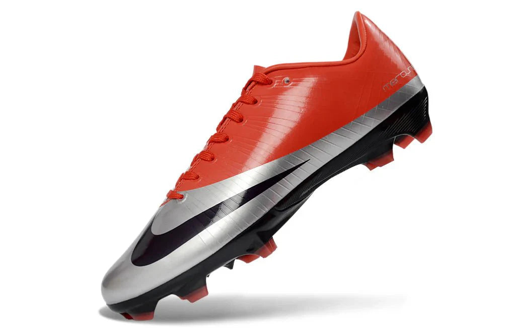 Mercurial Vapor XVI Elite FG Laranja/Preto CR7