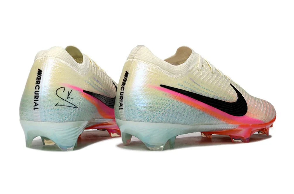 Mercurial Vapor XVI Elite FG Branco/Rosa