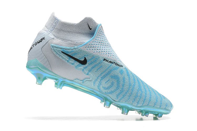 Phantom GX High Elite FG Branco/Azul Claro