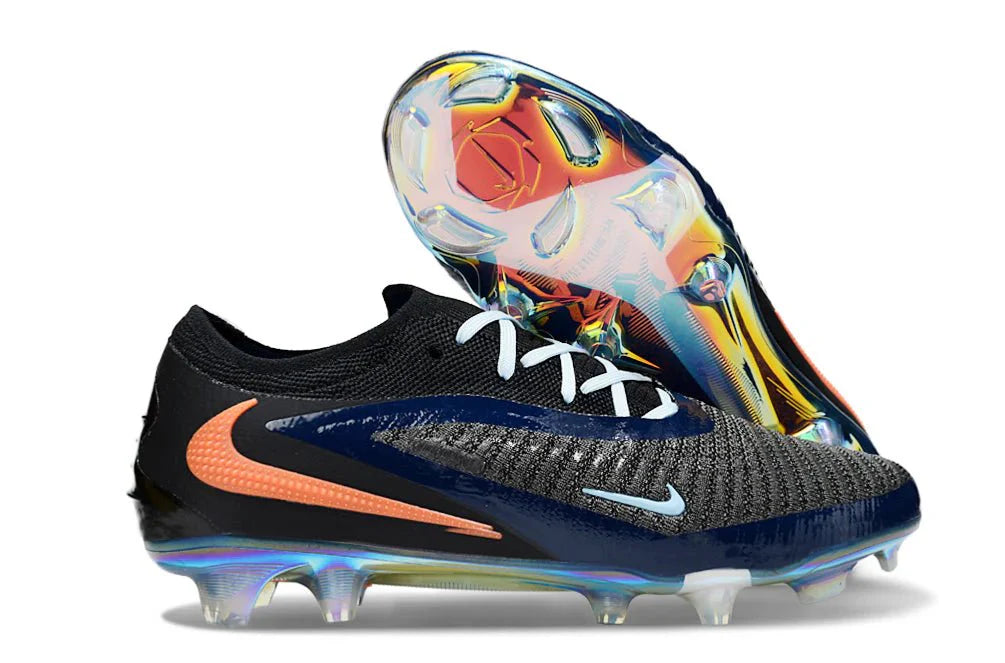Phantom GX III Low Elite FG Preto/Azul