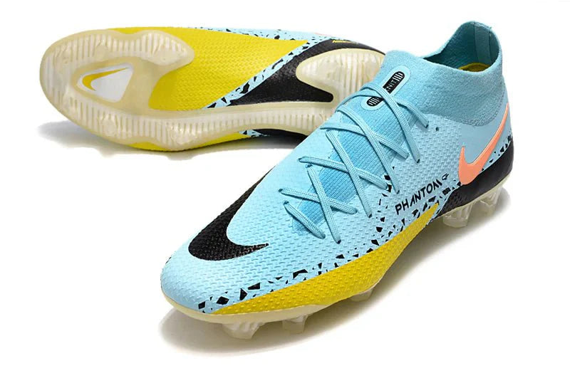 Phantom GT II High Elite FG Azul Claro/Amarelo Pack Lucent