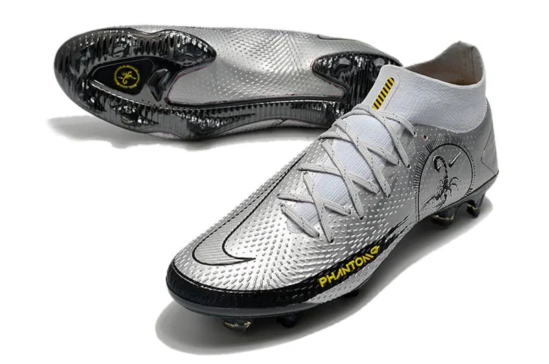 Phantom GT II High Elite FG Pack Escorpião Prateado