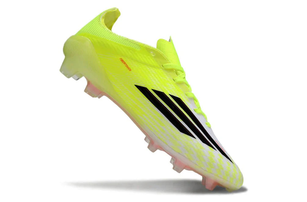 F50 Laced Elite FG Amarelo Solar/Preto Core Born For Goals