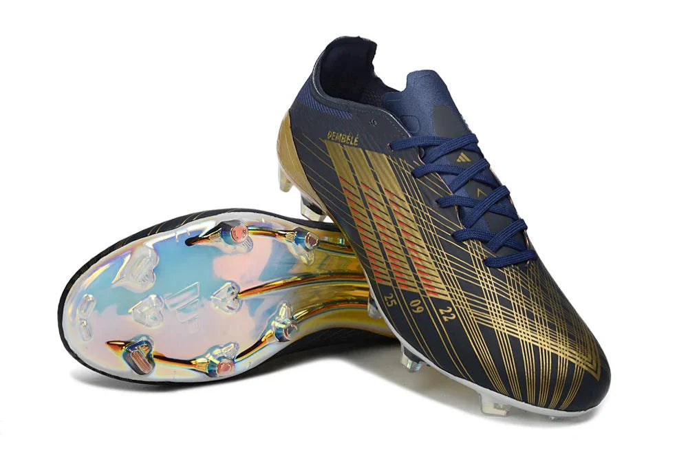 F50 Laced Elite FG Azul/Dourado Ousmane Dembélé Ballon d'Or