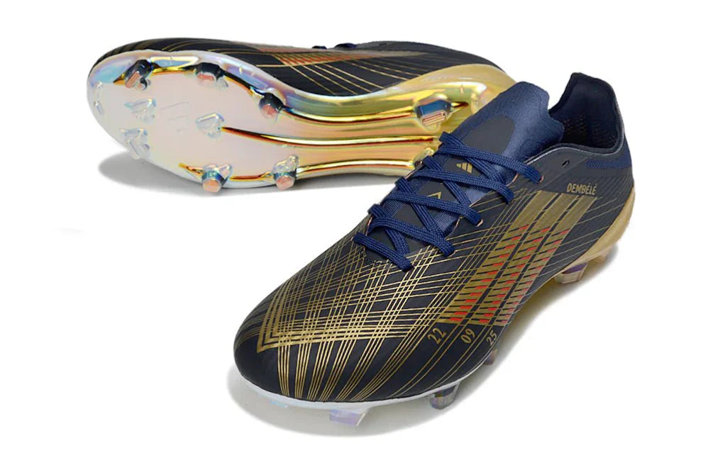 F50 Laced Elite FG Azul/Dourado Ousmane Dembélé Ballon d'Or