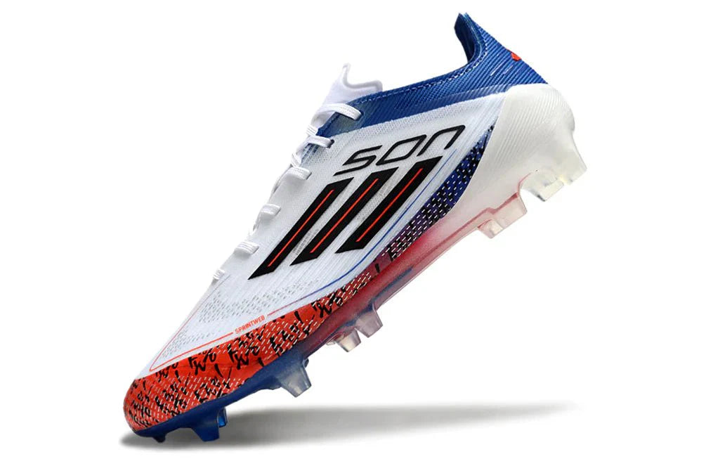 F50 Laced Elite FG Branco/Azul