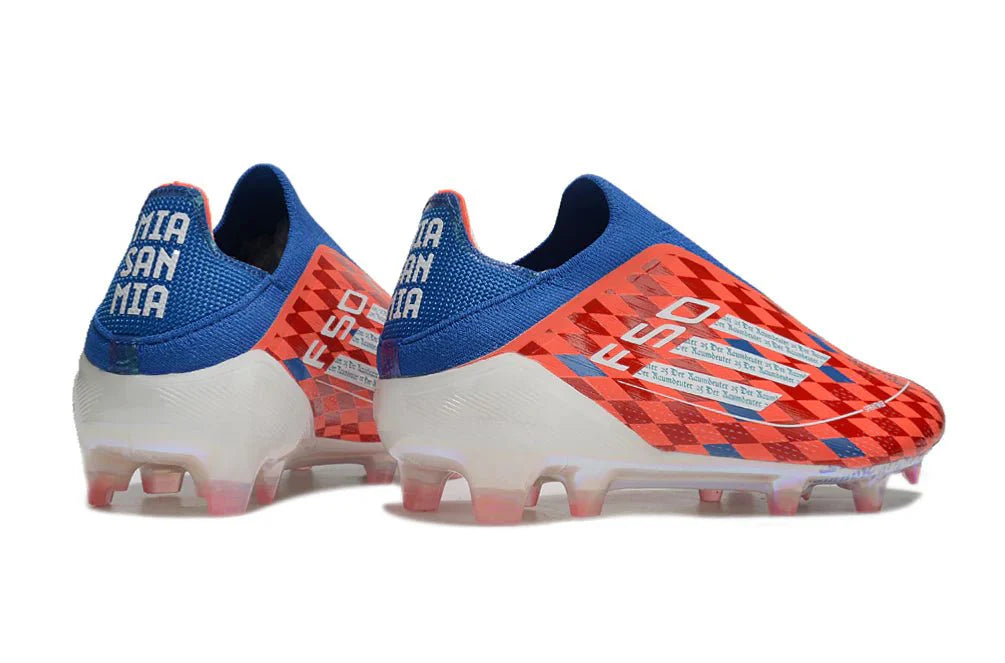 F50 Laceless Elite FG Laranja/Azul Pack Raumdeuter
