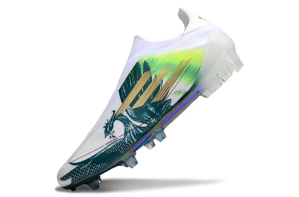 F50 Elite FG sem atacadores Salah Branco/Verde