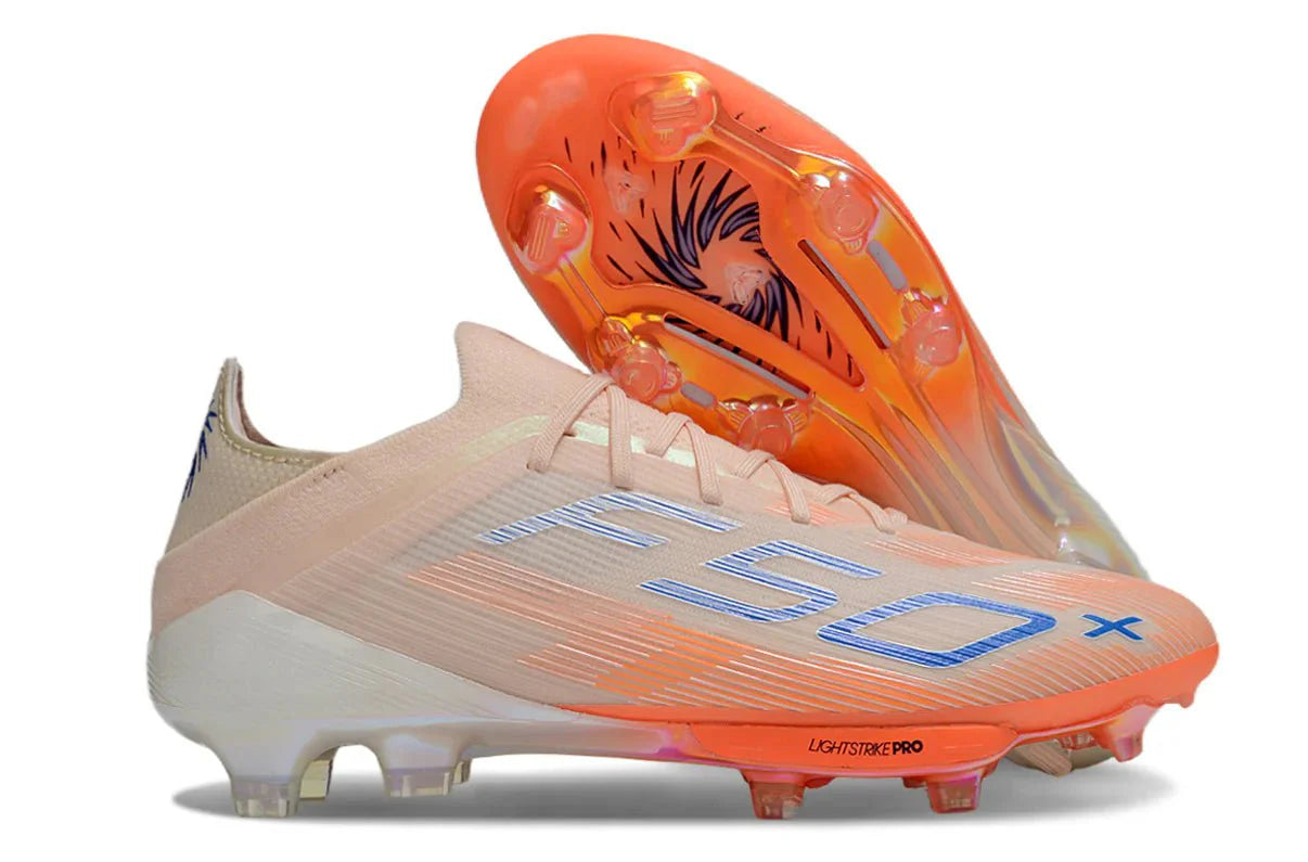 F50+ Elite FG com atacadores Sparkfusion Laranja