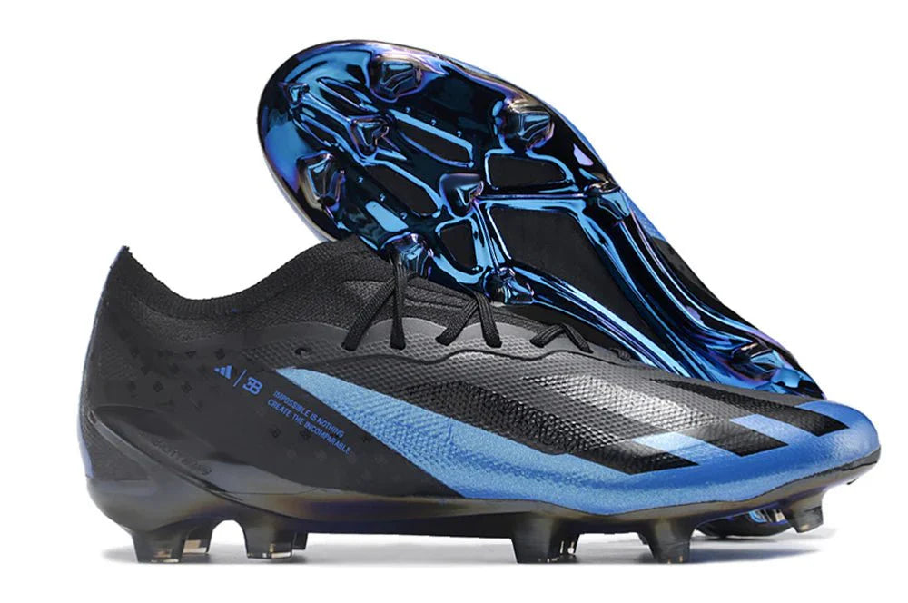 X Crazyfast Elite FG com atacadores Azul/Preto Bugatti