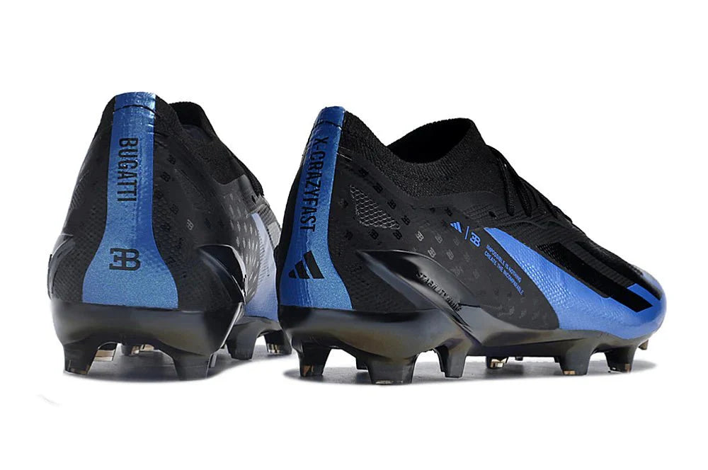 X Crazyfast Elite FG com atacadores Azul/Preto Bugatti