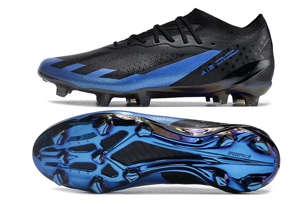 X Crazyfast Elite FG com atacadores Azul/Preto Bugatti