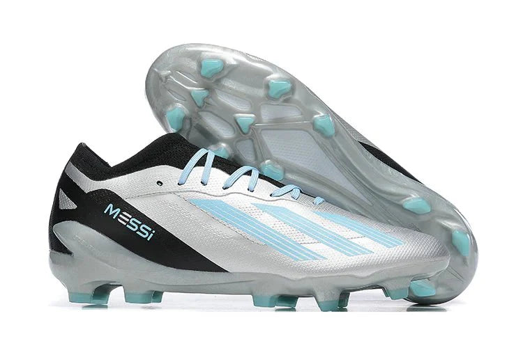 X Crazyfast Elite FG com atacadores Prateado/Preto Messi