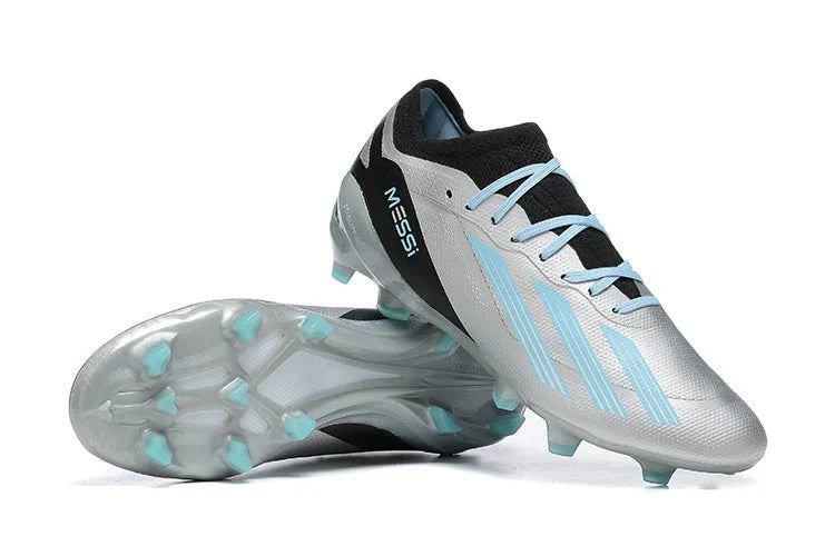 X Crazyfast Elite FG com atacadores Prateado/Preto Messi