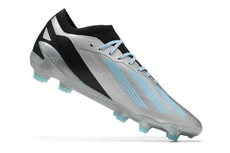 X Crazyfast Elite FG com atacadores Prateado/Preto Messi