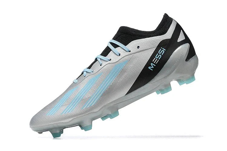 X Crazyfast Elite FG com atacadores Prateado/Preto Messi