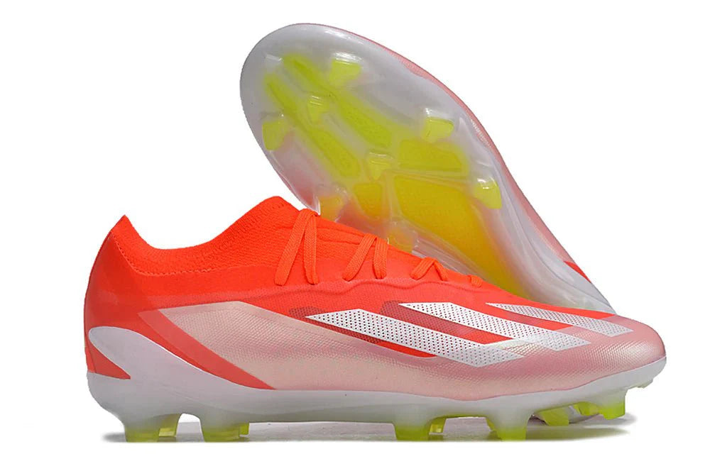 X Crazyfast Elite FG com atacadores Laranja/Branco Pack Citrus Energia