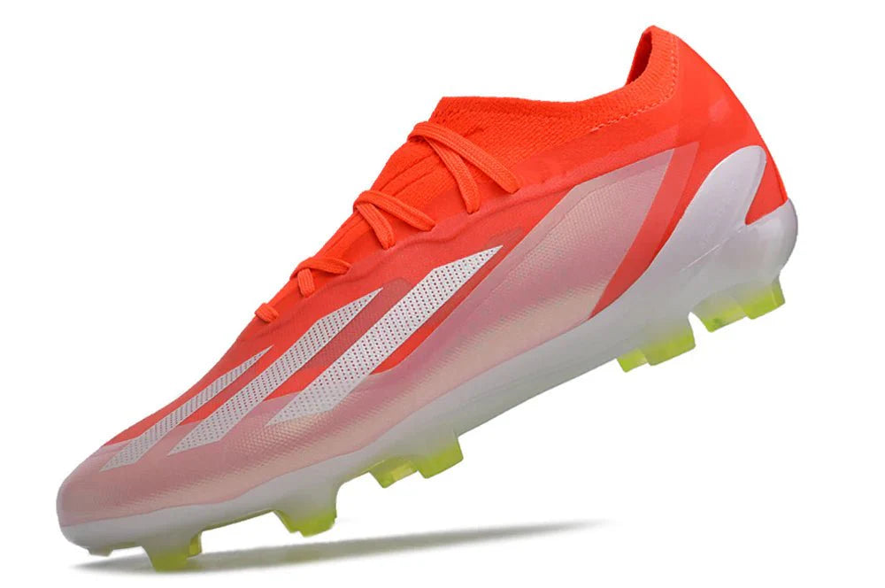 X Crazyfast Elite FG com atacadores Laranja/Branco Pack Citrus Energia