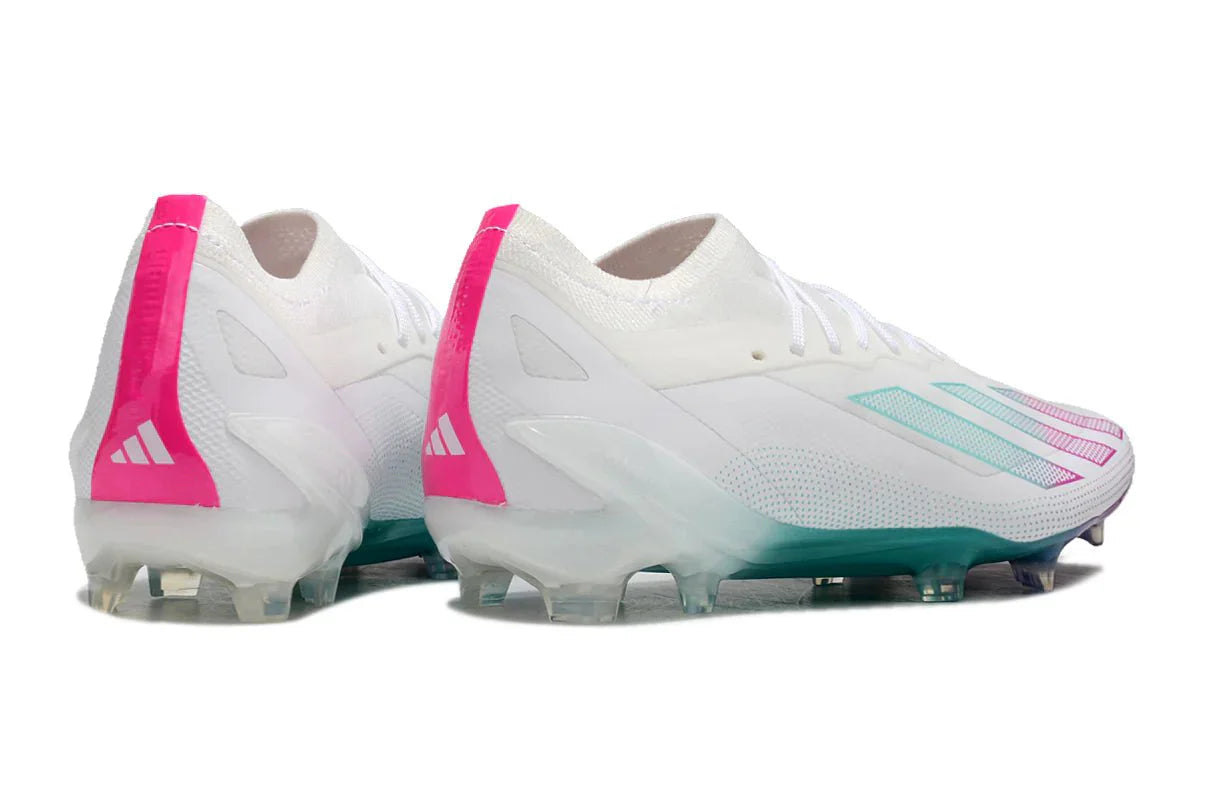 X Crazyfast Elite FG com atacadores Roxo/Branco Messi
