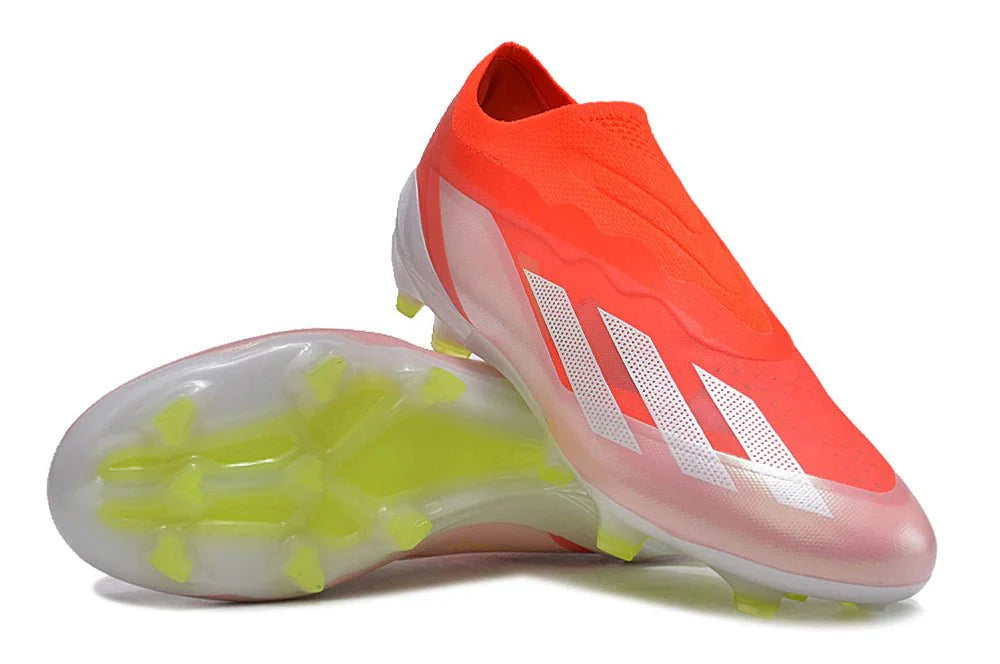 X Crazyfast Elite FG sem atacadores Branco/Laranja Citrus Energia