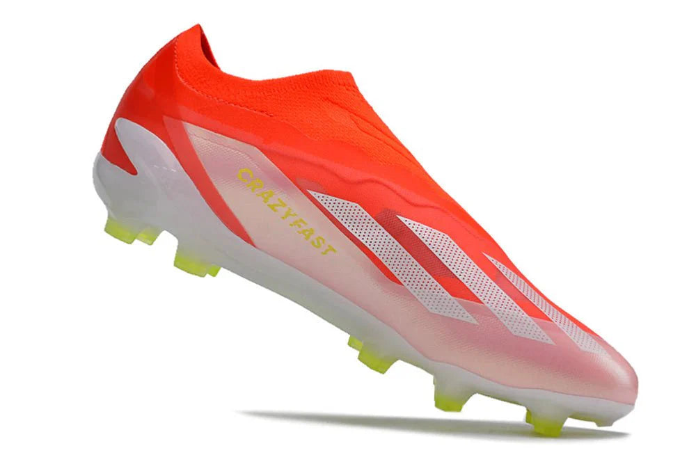 X Crazyfast Elite FG sem atacadores Branco/Laranja Citrus Energia