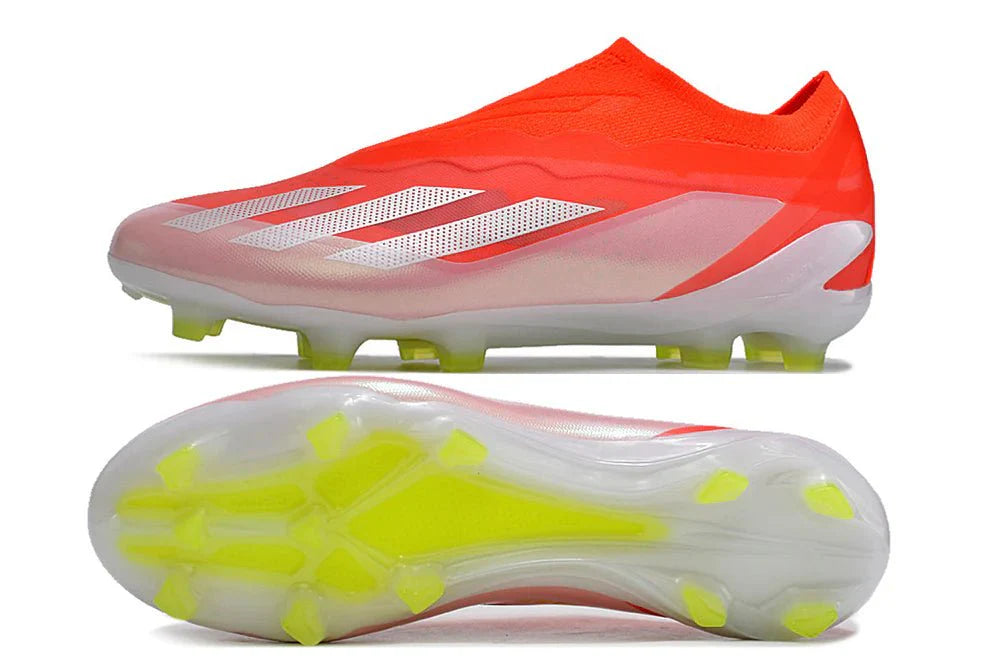 X Crazyfast Elite FG sem atacadores Branco/Laranja Citrus Energia