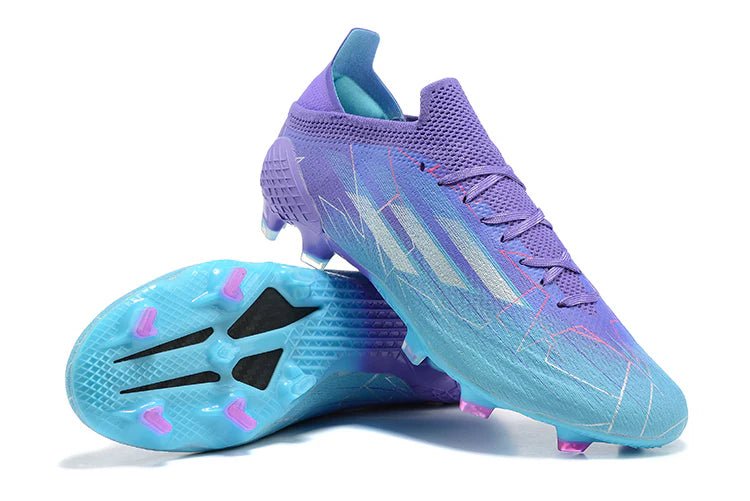 X Speed Flow Elite FG com atacadores Roxo/Azul