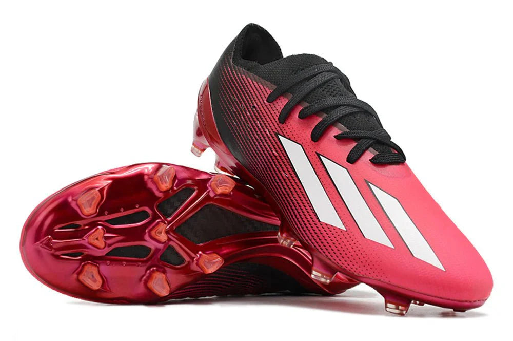 X Speedportal Elite FG com atacadores Rosa/Preto "Pack Domina o Teu Futebol"
