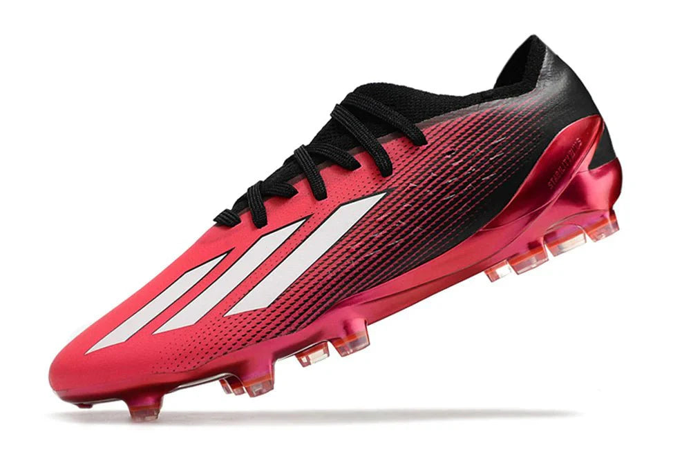 X Speedportal Elite FG com atacadores Rosa/Preto "Pack Domina o Teu Futebol"