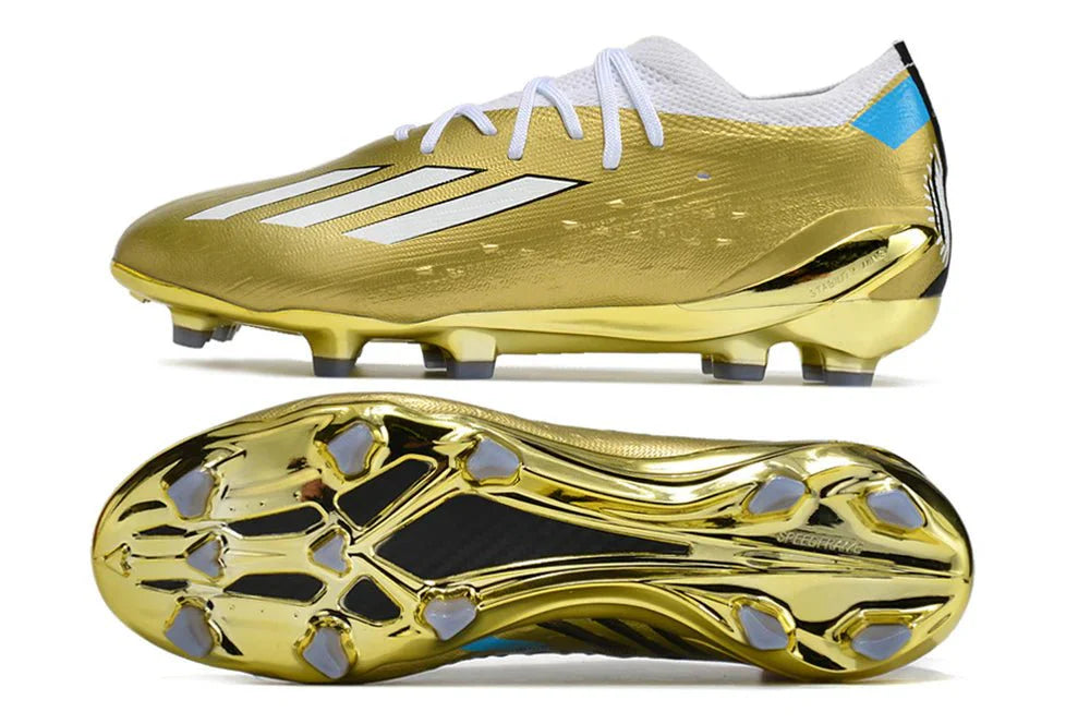 X Speedportal Elite FG com atacadores Dourado 'Leyenda' Messi