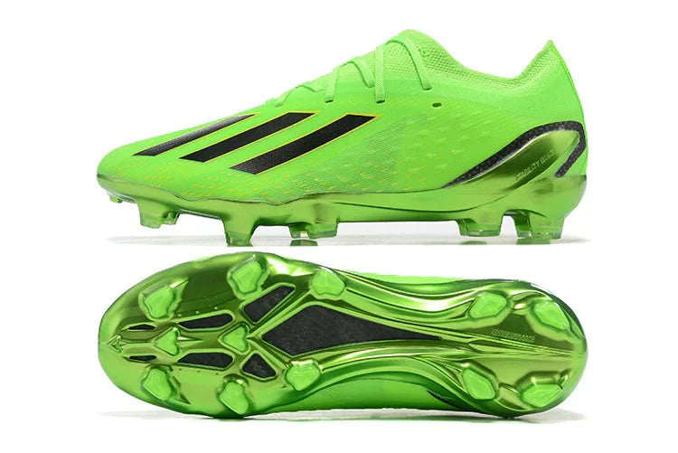 X Speedportal Elite FG com atacadores Verde Solar/Preto