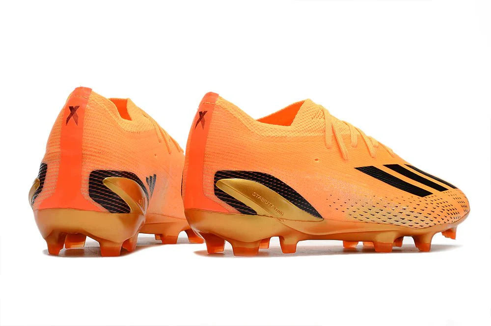 X Speedportal Elite FG com atacadores Laranja/Preto
