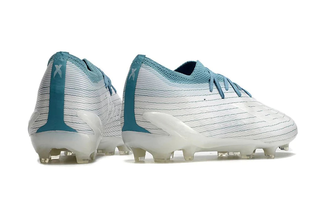 X Speedportal Elite FG com atacadores Branco/Azul Pack Sustentabilidade Parley