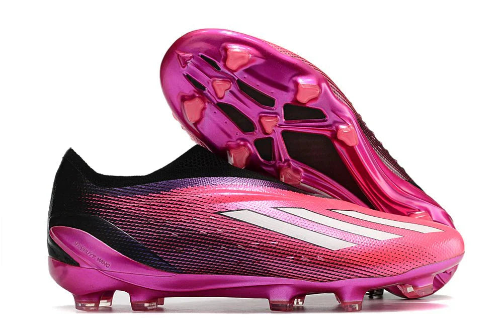 X Speedportal Elite FG sem atacadores Rosa/Preto "Domina o Teu Futebol"