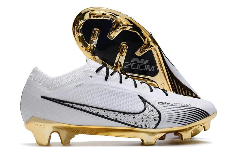 Mercurial Vapor XV Elite FG Branco/Dourado