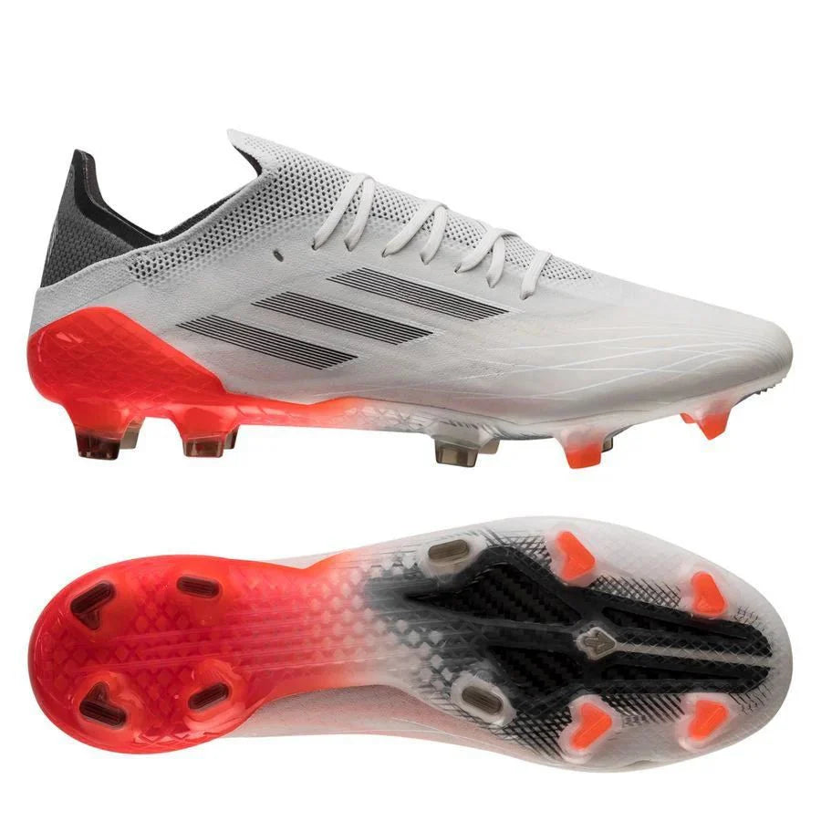 X Speed Flow Elite FG com atacadores Branco/Vermelho