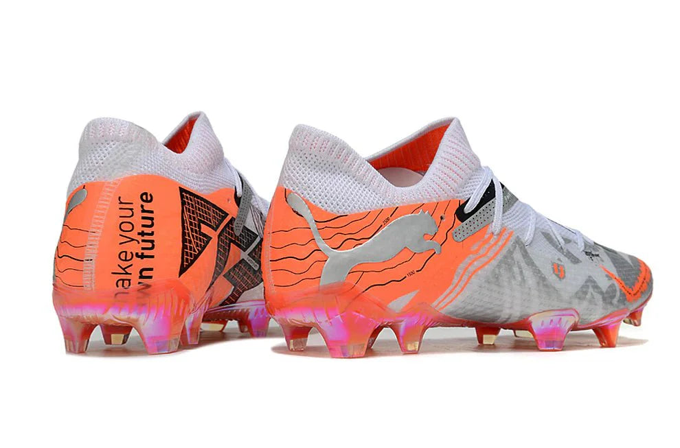 Future VII Ultimate Elite FG Branco/Laranja Conquista a Tua Montanha