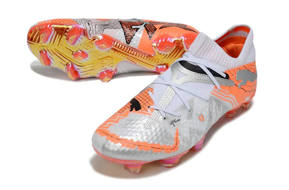 Future VII Ultimate Elite FG Branco/Laranja Conquista a Tua Montanha