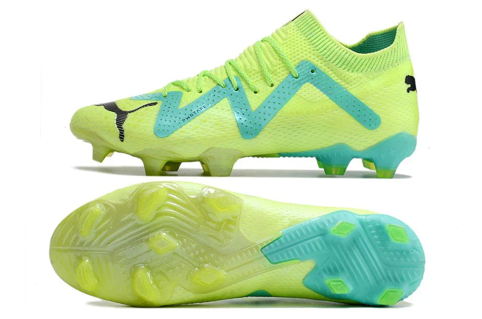 Future Ultimate Elite FG/AG Amarelo Rápido/Hortelã Eléctrica