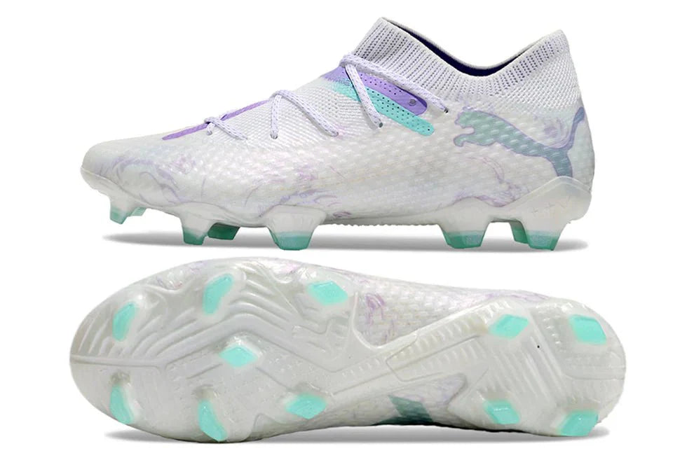 Future VII Ultimate Elite FG/AG Branco Brilhante Edição Limitada Feminina